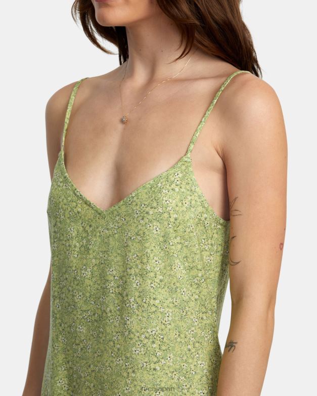 衣類 TP8J1600 シダ RVCA 女性 スリップアップミニドレス