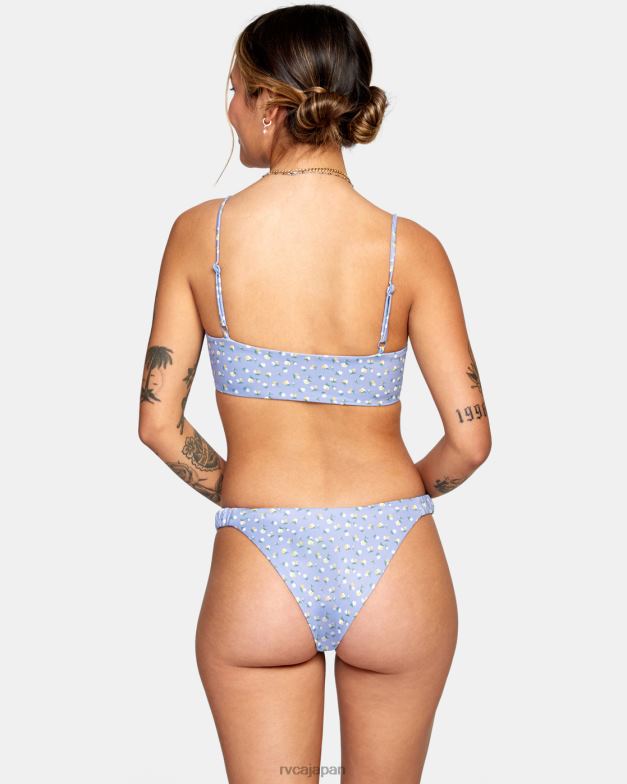 泳ぐ TP8J1602 グレーパープル RVCA 女性 ミルフレンチ ビキニボトムス