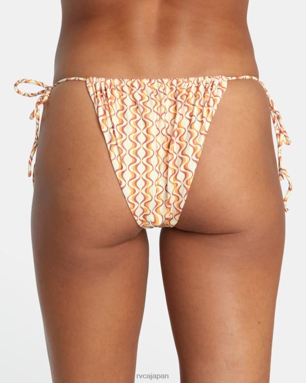 泳ぐ TP8J1606 残光 RVCA 女性 光学スライドタイミディアムフレンチビキニボトムス
