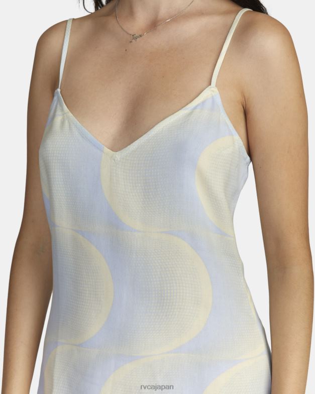 衣類 TP8J1608 ハロゲンブルー RVCA 女性 スリップアップミニドレス