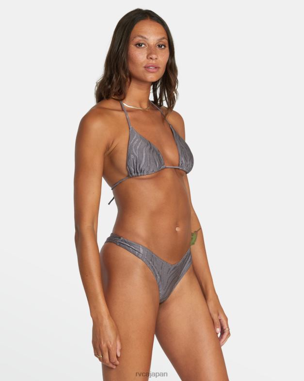泳ぐ TP8J1612 サメ RVCA 女性 フェラル スライド トライアングル ビキニ トップ