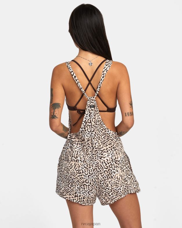 泳ぐ TP8J1613 ジャワ RVCA 女性 スタンダードロンパース