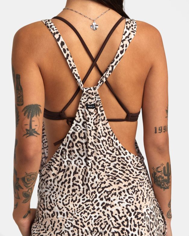 泳ぐ TP8J1613 ジャワ RVCA 女性 スタンダードロンパース