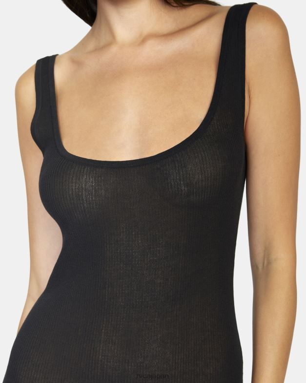 衣類 TP8J1622 黒 RVCA 女性 バックイットアップミディボディコンドレス