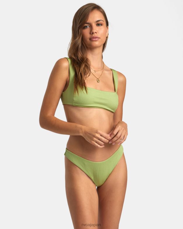 泳ぐ TP8J1639 シダ RVCA 女性 Second Life スクエア ブラレット ビキニ トップ