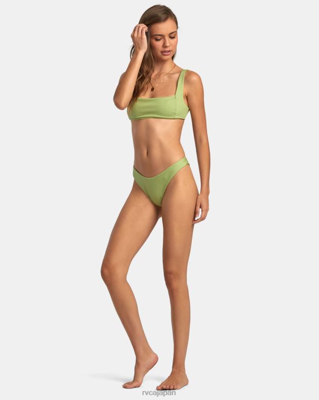 泳ぐ TP8J1639 シダ RVCA 女性 Second Life スクエア ブラレット ビキニ トップ
