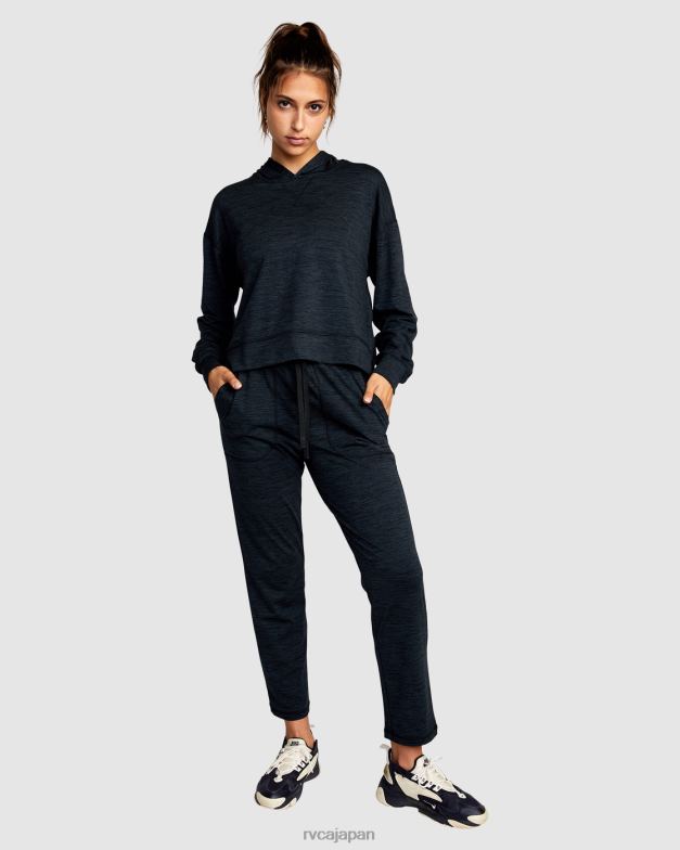 衣類 TP8J1648 ブラックヘザー RVCA 女性 C-ableトレーニングパンツ