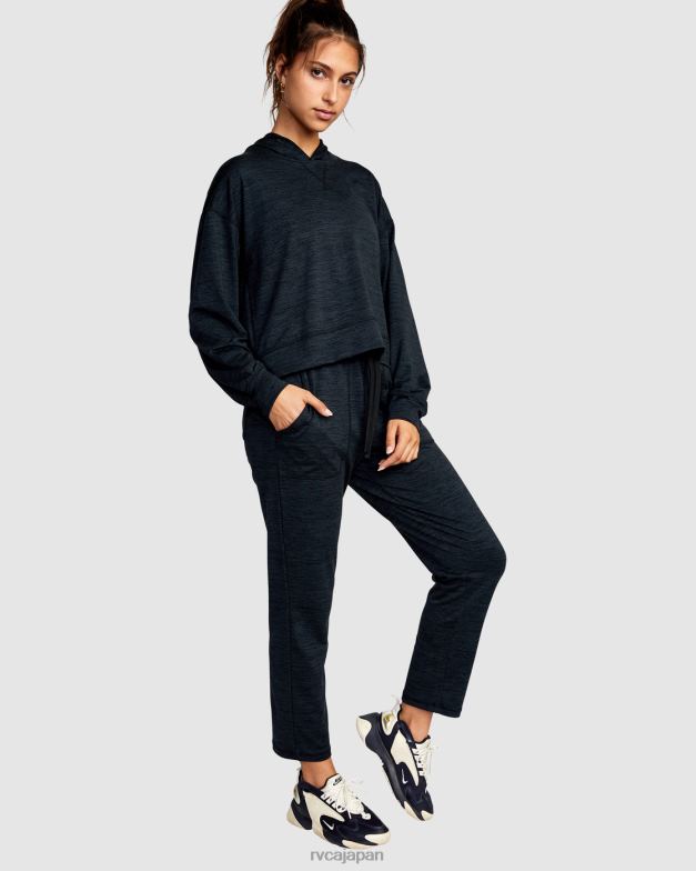 衣類 TP8J1648 ブラックヘザー RVCA 女性 C-ableトレーニングパンツ