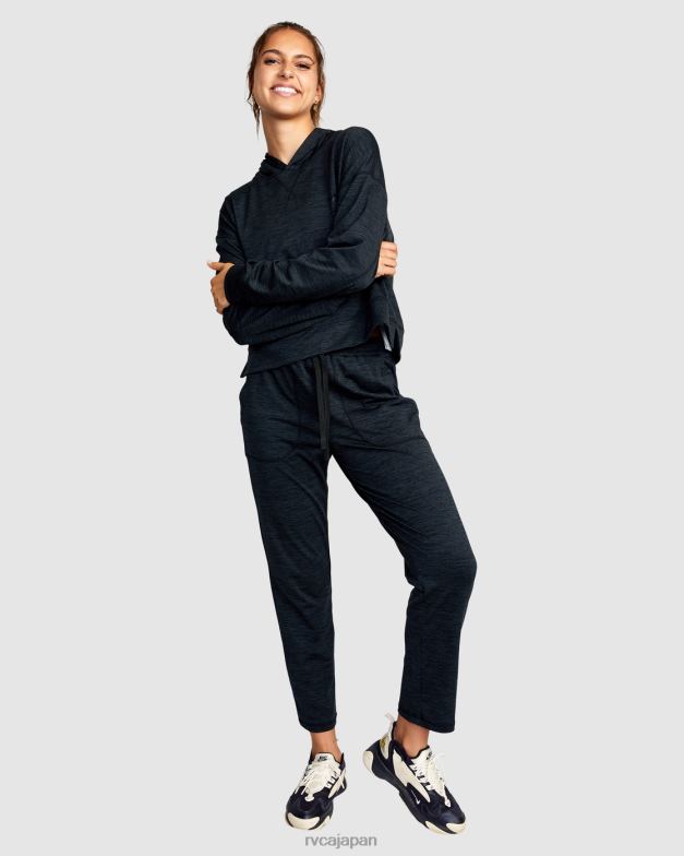 衣類 TP8J1648 ブラックヘザー RVCA 女性 C-ableトレーニングパンツ