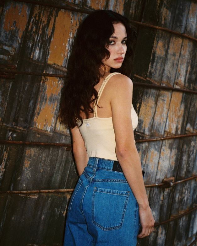 衣類 TP8J1650 アプリコット RVCA 女性 カナリアキャミトップ