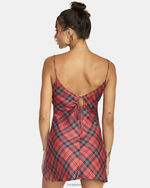 衣類 TP8J1652 菊 RVCA 女性 ブレイク ミニスリップドレス