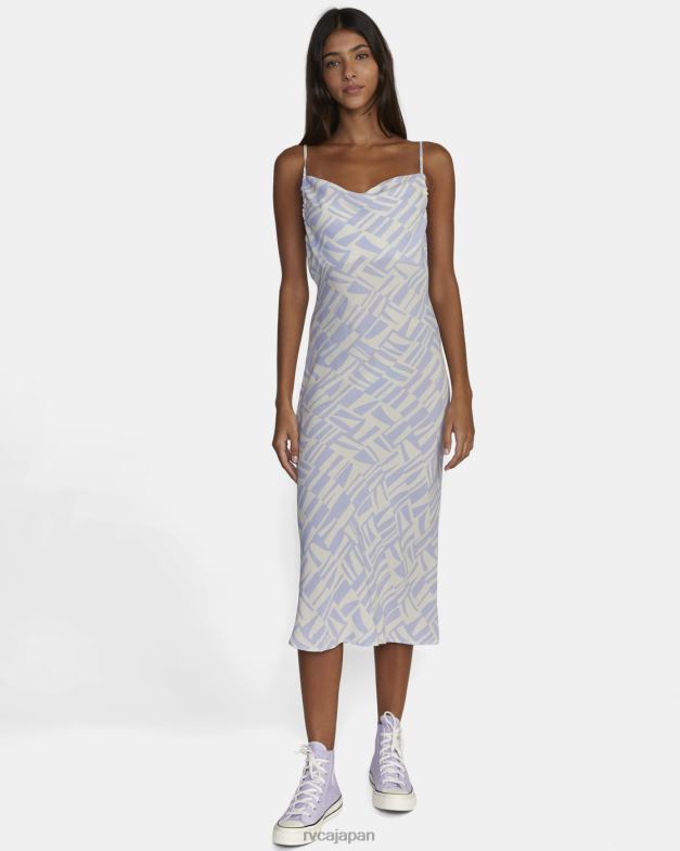 衣類 TP8J1654 宇宙の空 RVCA 女性 シンクレア ミディドレス