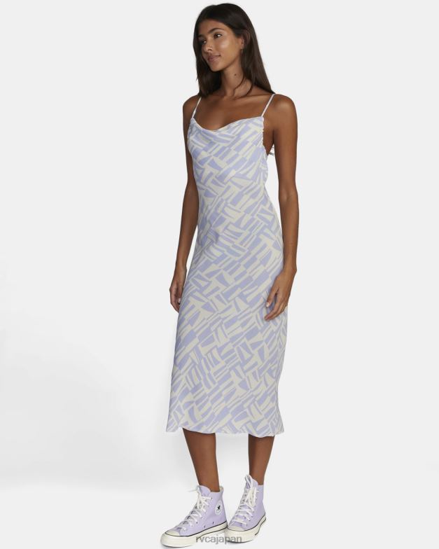 衣類 TP8J1654 宇宙の空 RVCA 女性 シンクレア ミディドレス