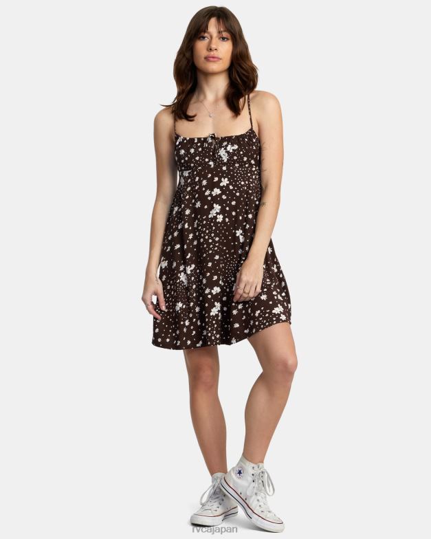 衣類 TP8J1657 ジャワ RVCA 女性 残業用サンドレス