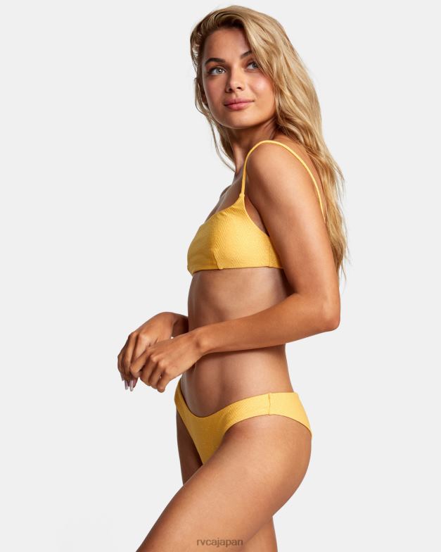 泳ぐ TP8J1659 マリーゴールド RVCA 女性 ブライトサイド生意気なビキニボトムス