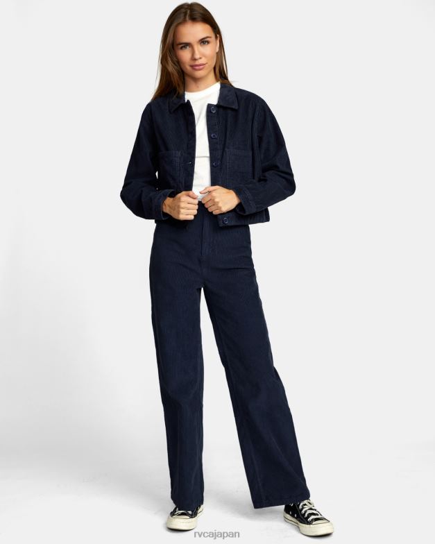 衣類 TP8J1662 夜中 RVCA 女性 Jaded Shacket コーデュロイ シャツ ジャケット