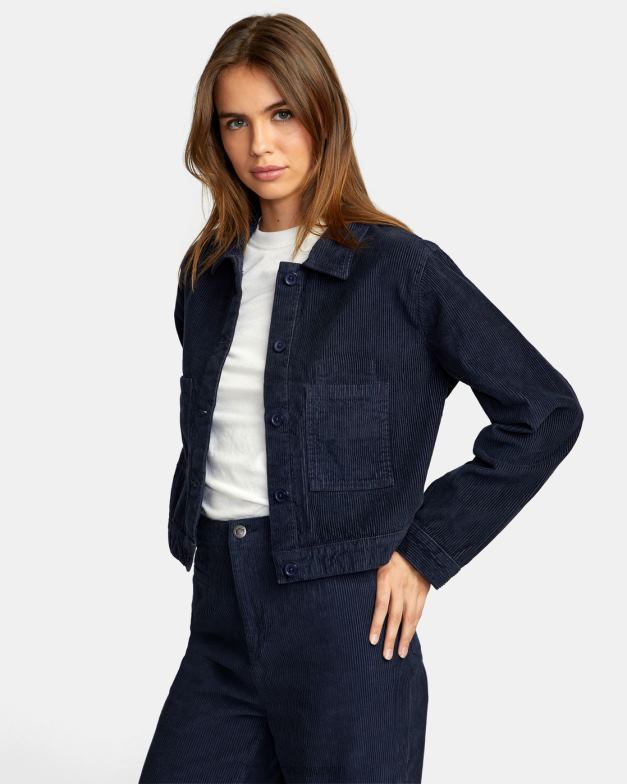 衣類 TP8J1662 夜中 RVCA 女性 Jaded Shacket コーデュロイ シャツ ジャケット