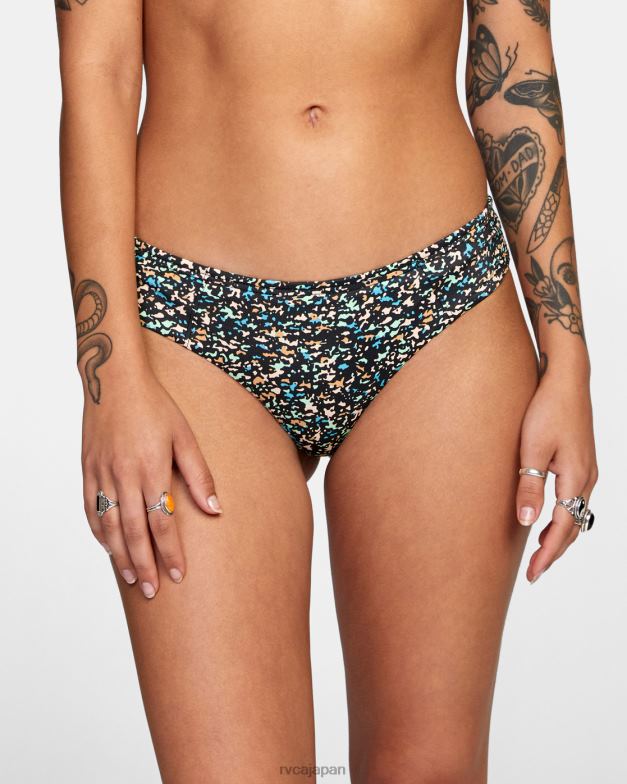 泳ぐ TP8J1674 マルチ RVCA 女性 生意気なボーイ関係なく短いビキニボトムス