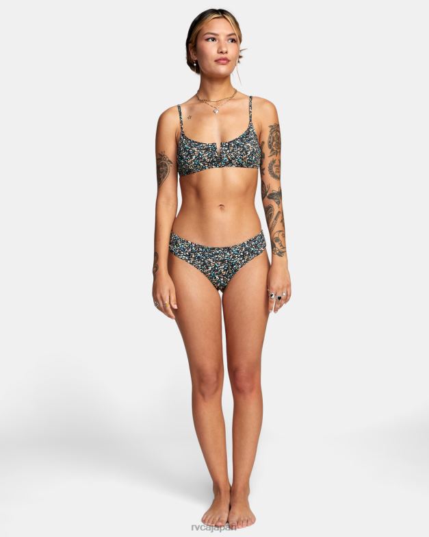 泳ぐ TP8J1674 マルチ RVCA 女性 生意気なボーイ関係なく短いビキニボトムス