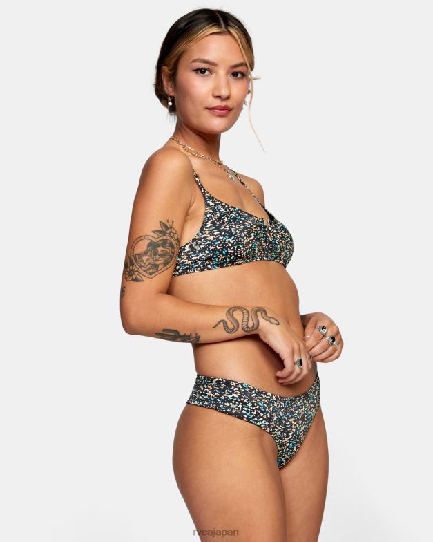 泳ぐ TP8J1674 マルチ RVCA 女性 生意気なボーイ関係なく短いビキニボトムス