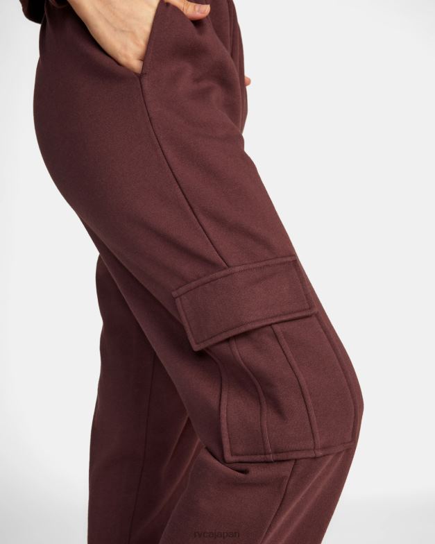 衣類 TP8J1689 エスプレッソ RVCA 女性 試乗カーゴスウェットパンツ