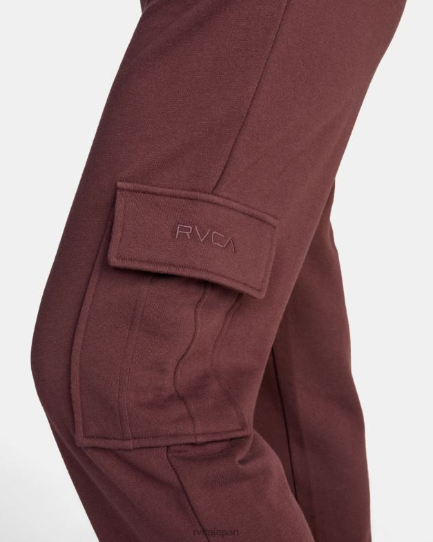 衣類 TP8J1689 エスプレッソ RVCA 女性 試乗カーゴスウェットパンツ