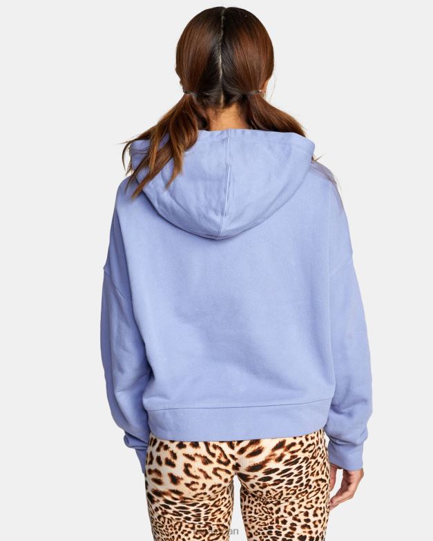 衣類 TP8J1702 グレーパープル RVCA 女性 小さなベニスパーカー