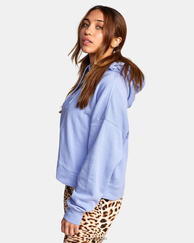 衣類 TP8J1702 グレーパープル RVCA 女性 小さなベニスパーカー