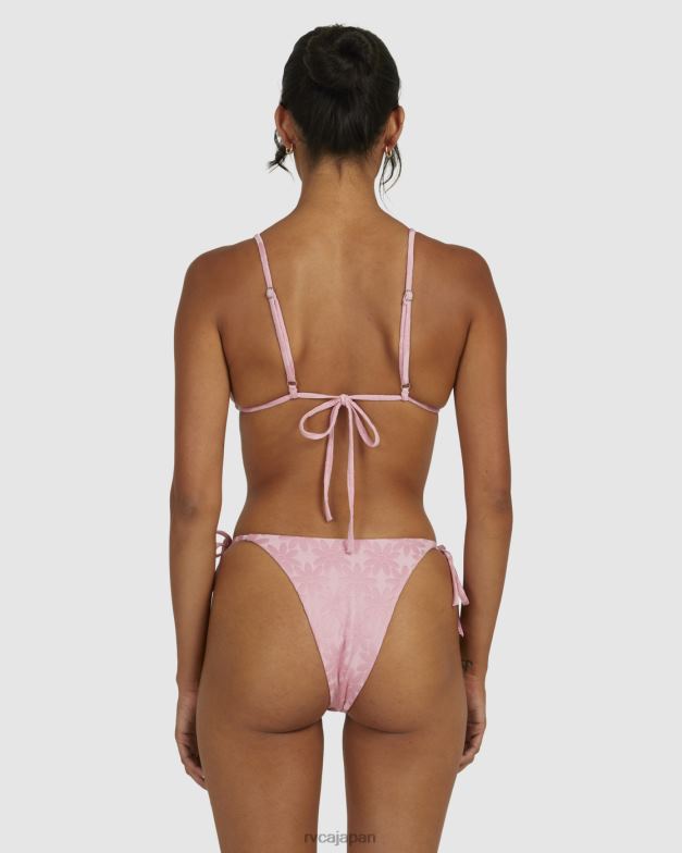 泳ぐ TP8J1708 シーピンク RVCA 女性 デイジー スライド トライアングル ビキニ トップ