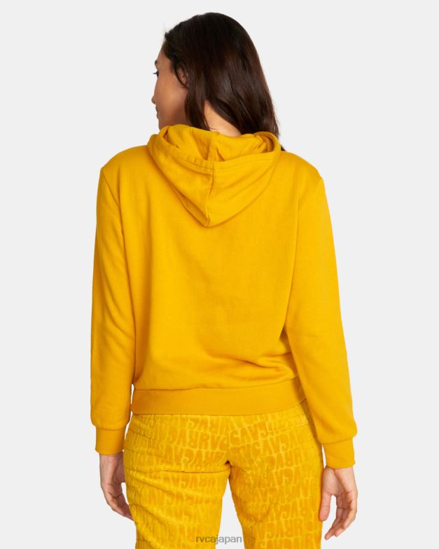 衣類 TP8J1709 黄褐色の金 RVCA 女性 戦隊パーカー