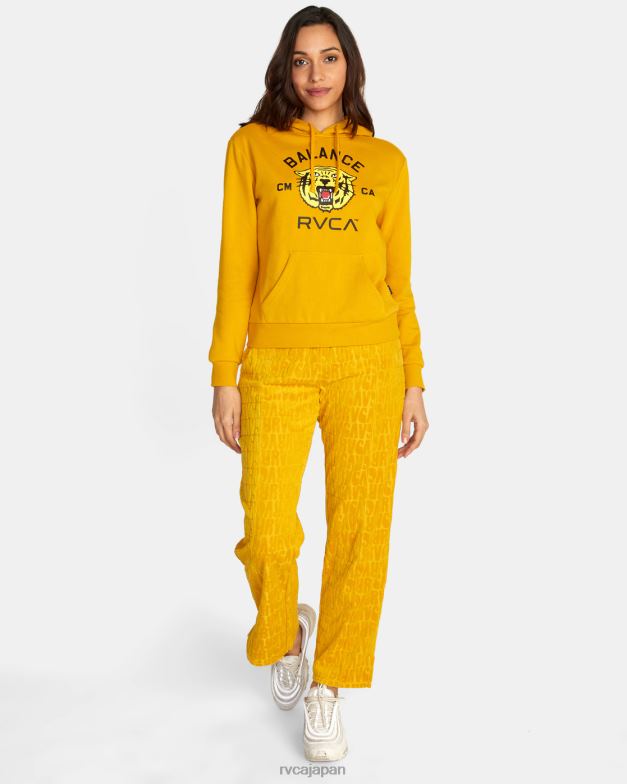 衣類 TP8J1709 黄褐色の金 RVCA 女性 戦隊パーカー