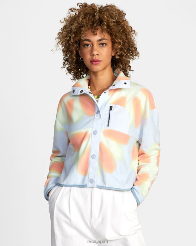 衣類 TP8J1712 ハロゲンブルー RVCA 女性 フリースジャケット
