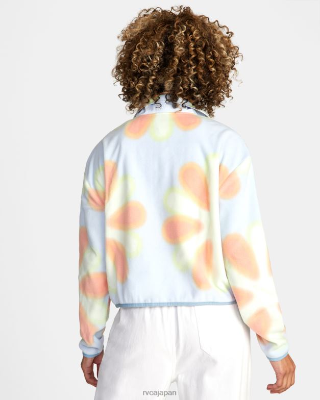 衣類 TP8J1712 ハロゲンブルー RVCA 女性 フリースジャケット