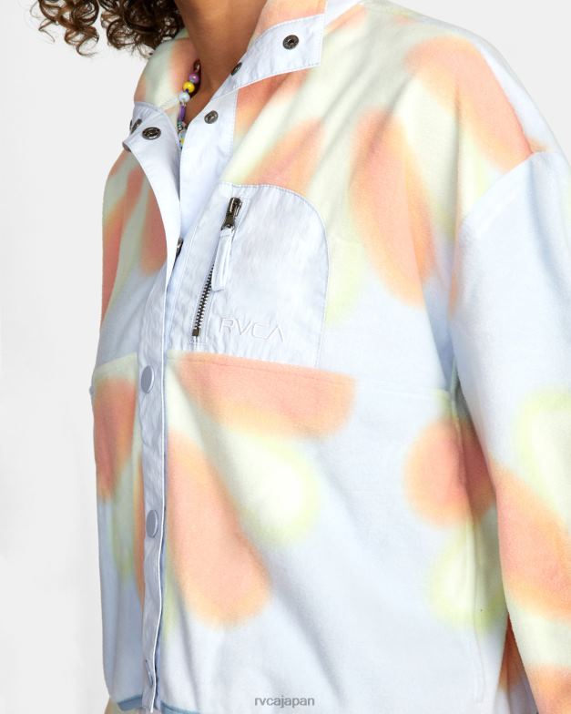 衣類 TP8J1712 ハロゲンブルー RVCA 女性 フリースジャケット