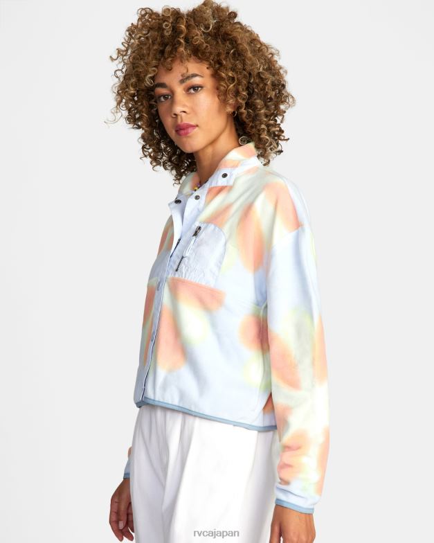 衣類 TP8J1712 ハロゲンブルー RVCA 女性 フリースジャケット