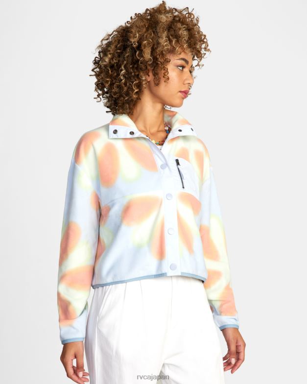 衣類 TP8J1712 ハロゲンブルー RVCA 女性 フリースジャケット