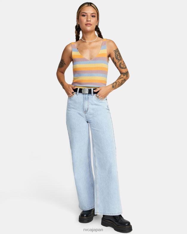 衣類 TP8J1725 マルチ RVCA 女性 レインシャドウセータータンクトップ