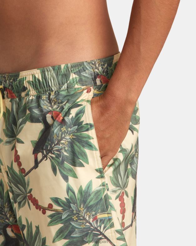 ボトムス TP8J198 バナナ RVCA ユニセックス バーンズ エラスティックウエスト ボードショーツ 17