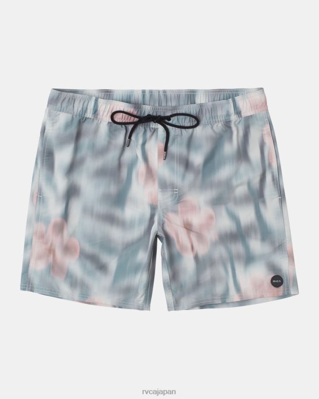ボトムス TP8J209 漂白 RVCA ユニセックス ペリー 17 伸縮性ウエスト ボードショーツ