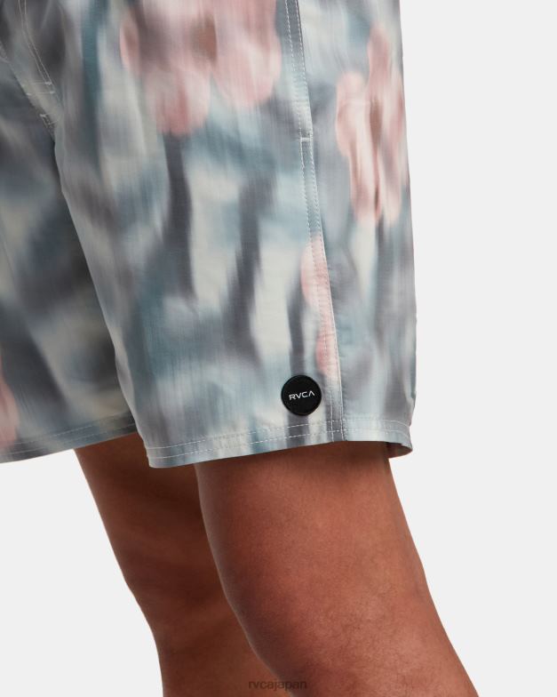 ボトムス TP8J209 漂白 RVCA ユニセックス ペリー 17 伸縮性ウエスト ボードショーツ