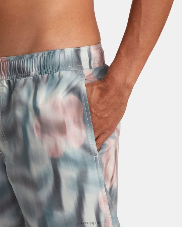 ボトムス TP8J209 漂白 RVCA ユニセックス ペリー 17 伸縮性ウエスト ボードショーツ