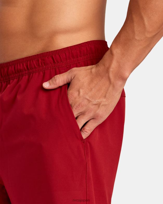 衣類 TP8J220 枢機卿 RVCA 男性 ヨガートレイン 2-in-1 伸縮性ウエスト ワークアウト ショーツ 17