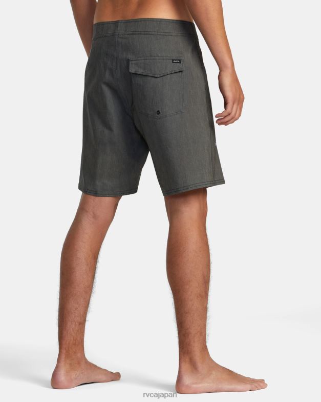 ボトムス TP8J231 黒 RVCA ユニセックス マーティン・アンダー ボードショーツ 18