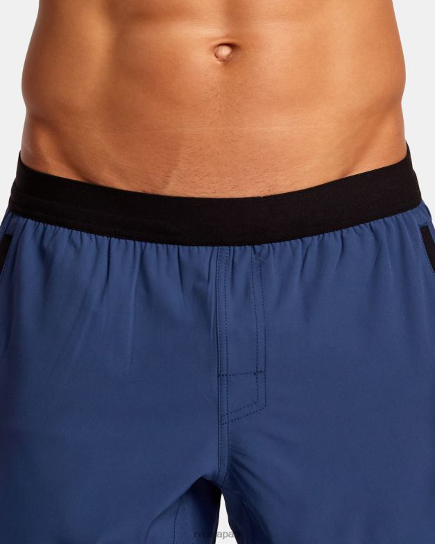 衣類 TP8J241 アーミーブルー RVCA 男性 ヨガープラス18トレーニングショーツ