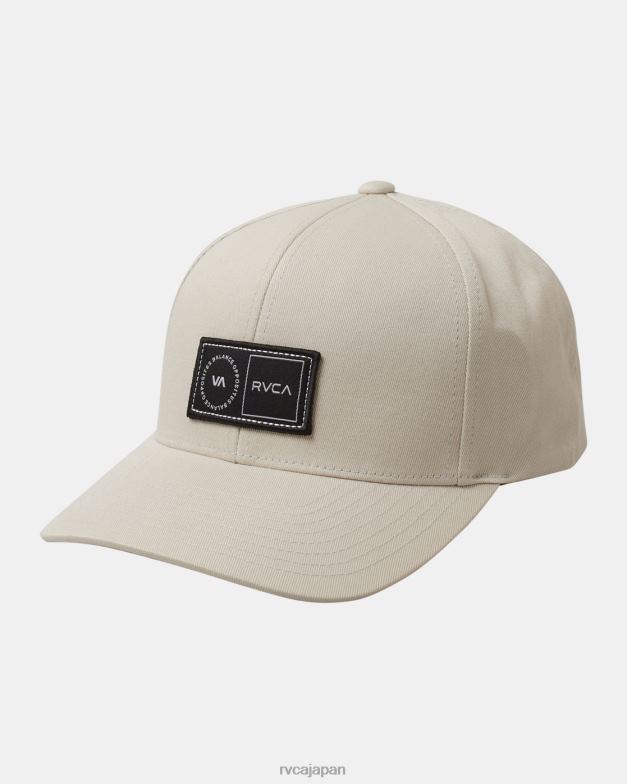 アクセサリー TP8J255 煙 RVCA 男性 プラットフォームスナップバックハット