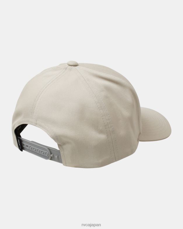 アクセサリー TP8J255 煙 RVCA 男性 プラットフォームスナップバックハット