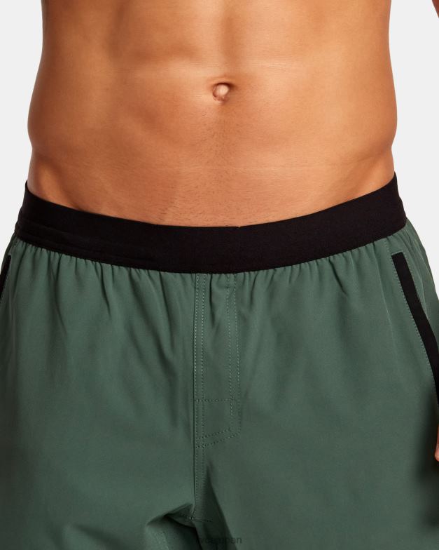 衣類 TP8J260 暗いサボテン RVCA 男性 ヨガープラス18トレーニングショーツ