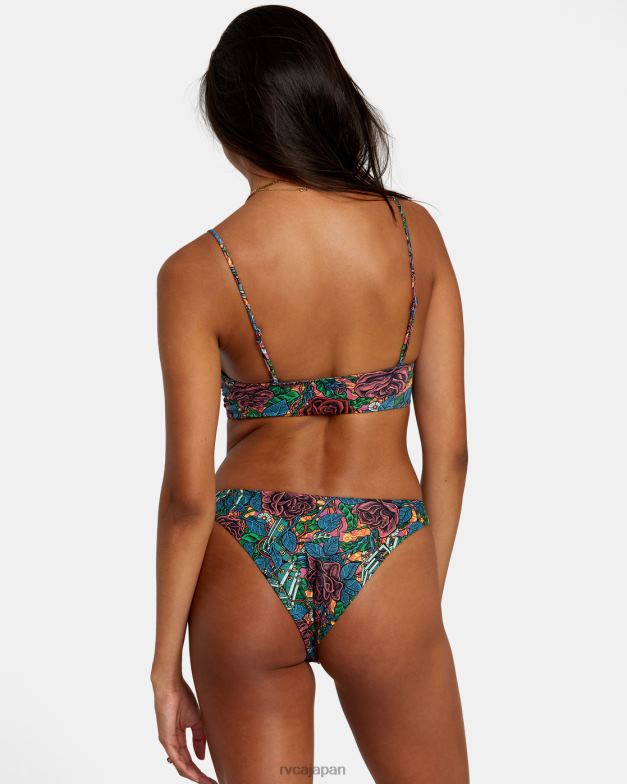 泳ぐ TP8J273 マルチ RVCA 女性 アンダー V ワイヤー クロップ ビキニ トップ