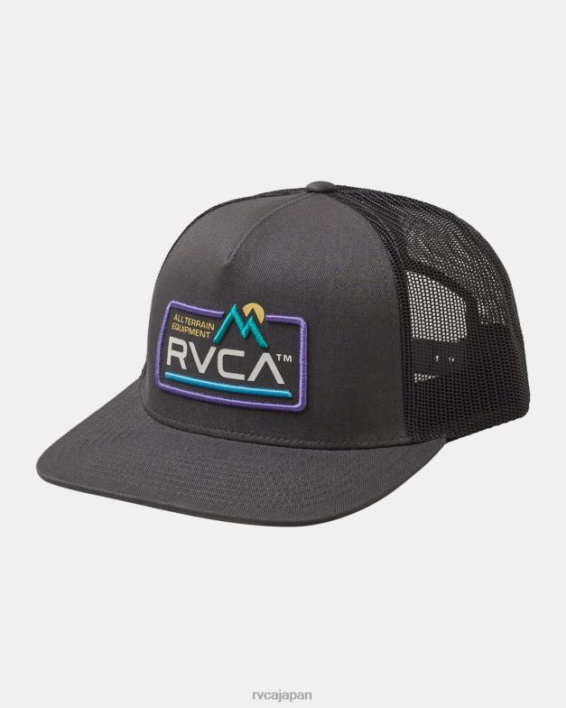 アクセサリー TP8J27 木炭 RVCA 男性 全地形対応トラッカーハット