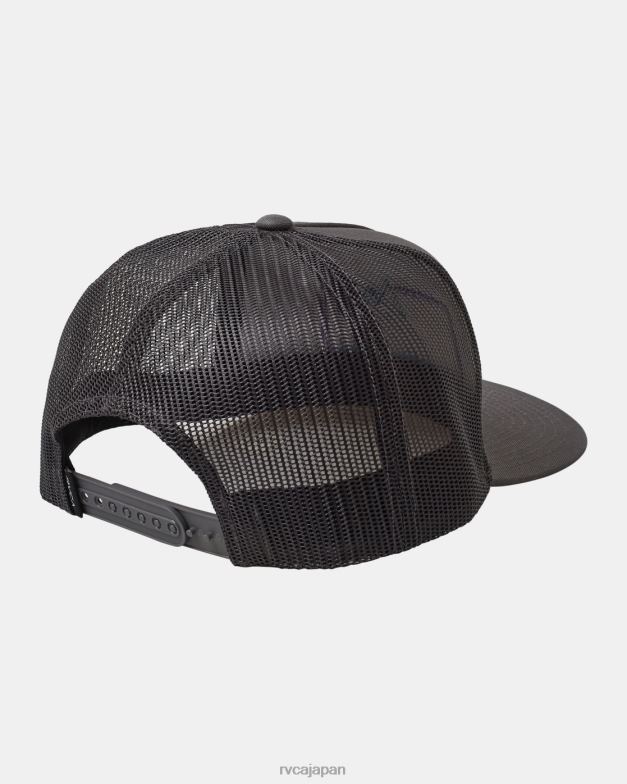 アクセサリー TP8J27 木炭 RVCA 男性 全地形対応トラッカーハット